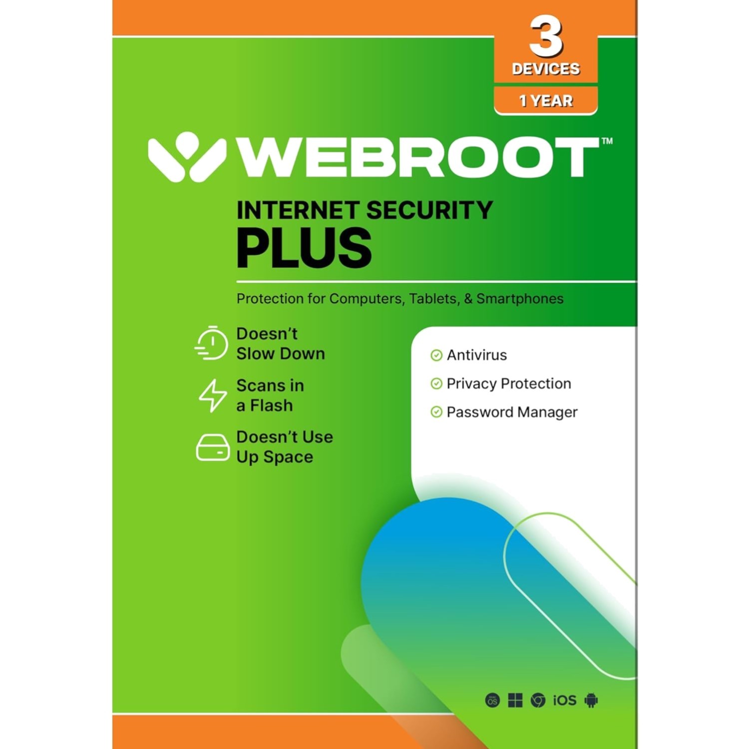 Internet Security Plus | Antivirus Software 2026 | 3 Device | 1  Keycard for ...