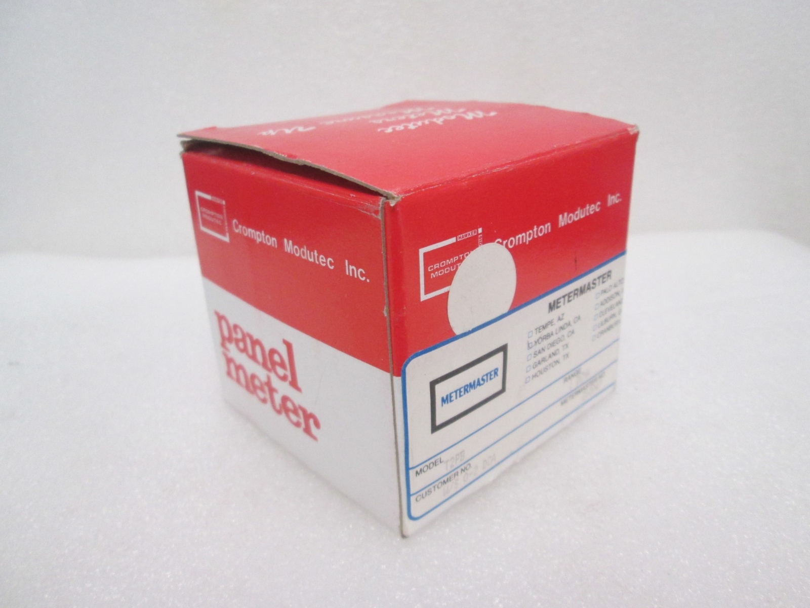 Crompton Modutec Inc., T2PB, Panel Meter, New
