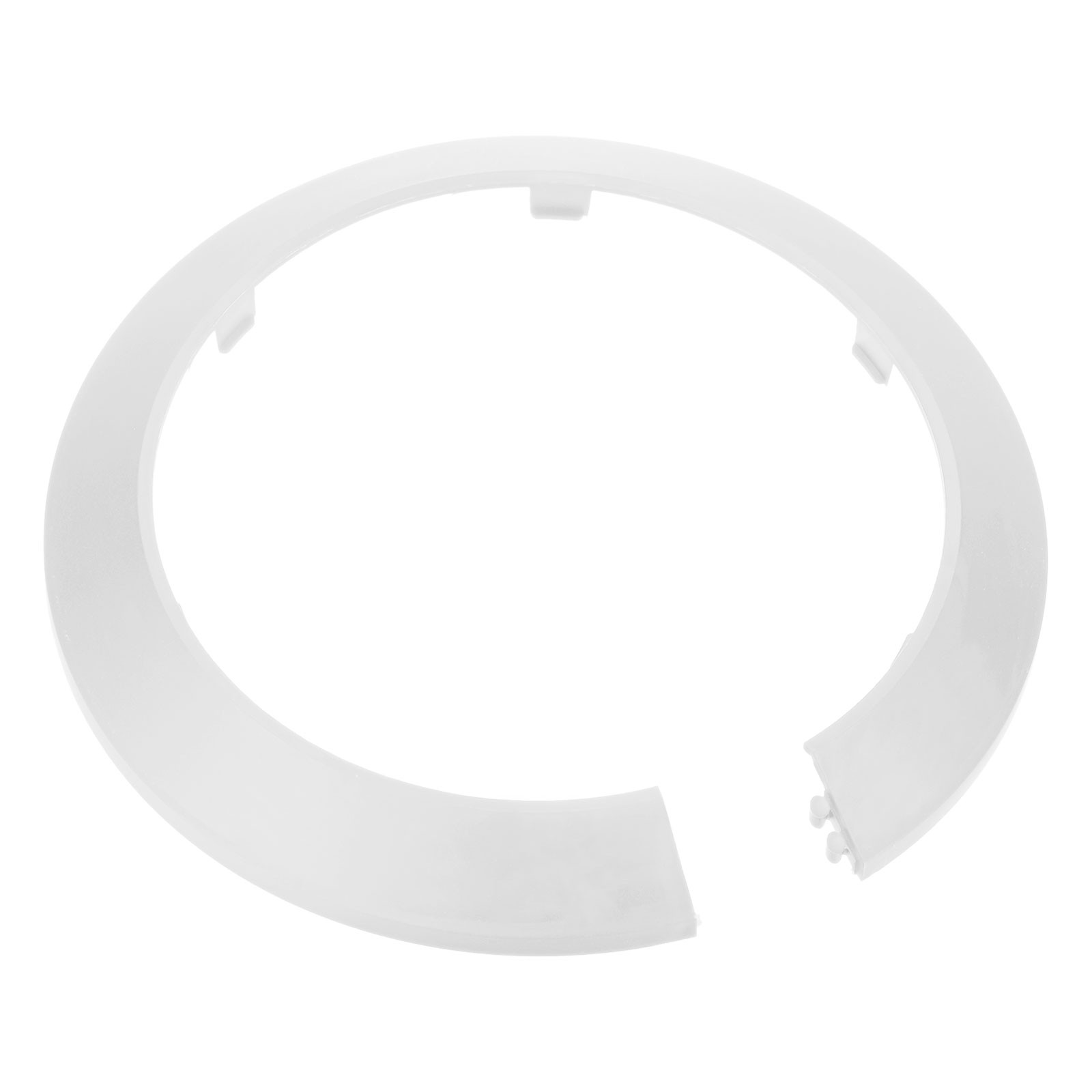 1-Pack Pipe Cover Decoration for 114mm Flange Water Pipe [White]