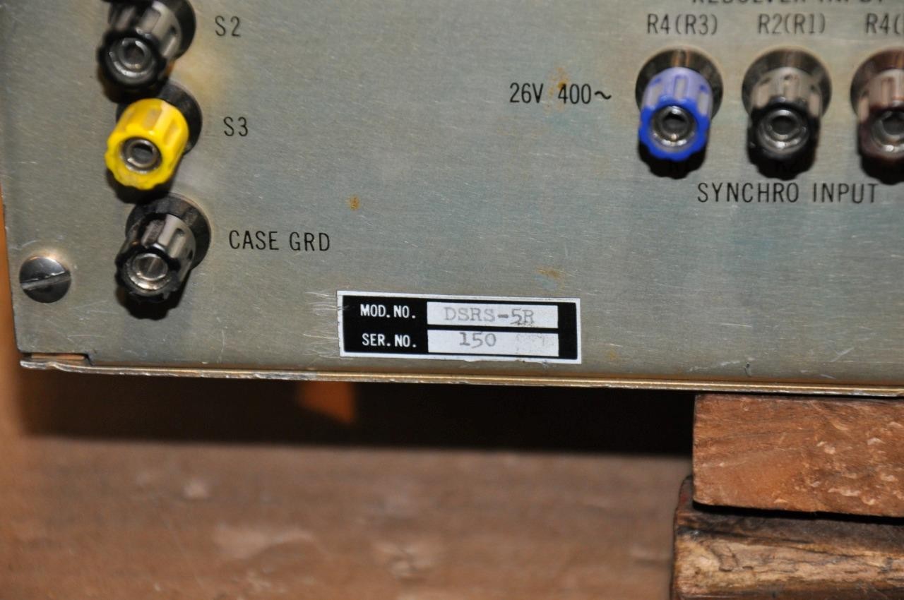 SINGER GERTSCH DSRS-5R Decade Synchro Resolver Standard 400Hz