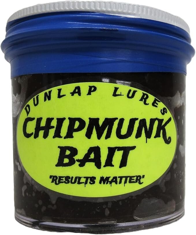 Chipmunk ADC Bait Dunlap Lures 6 Ounce Jar