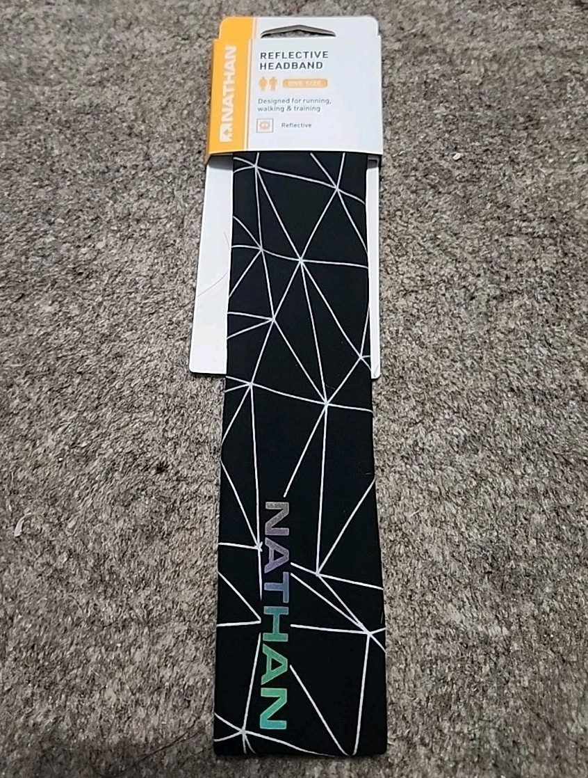 NATHAN HyperNight Reflective Headband_Unisex_One Size