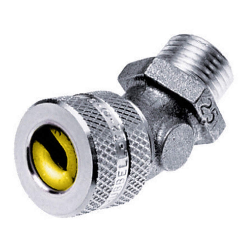 HUBBELL WIRING DEVICE-KELLEMS VHC1037 Connector,Aluminum 5D832