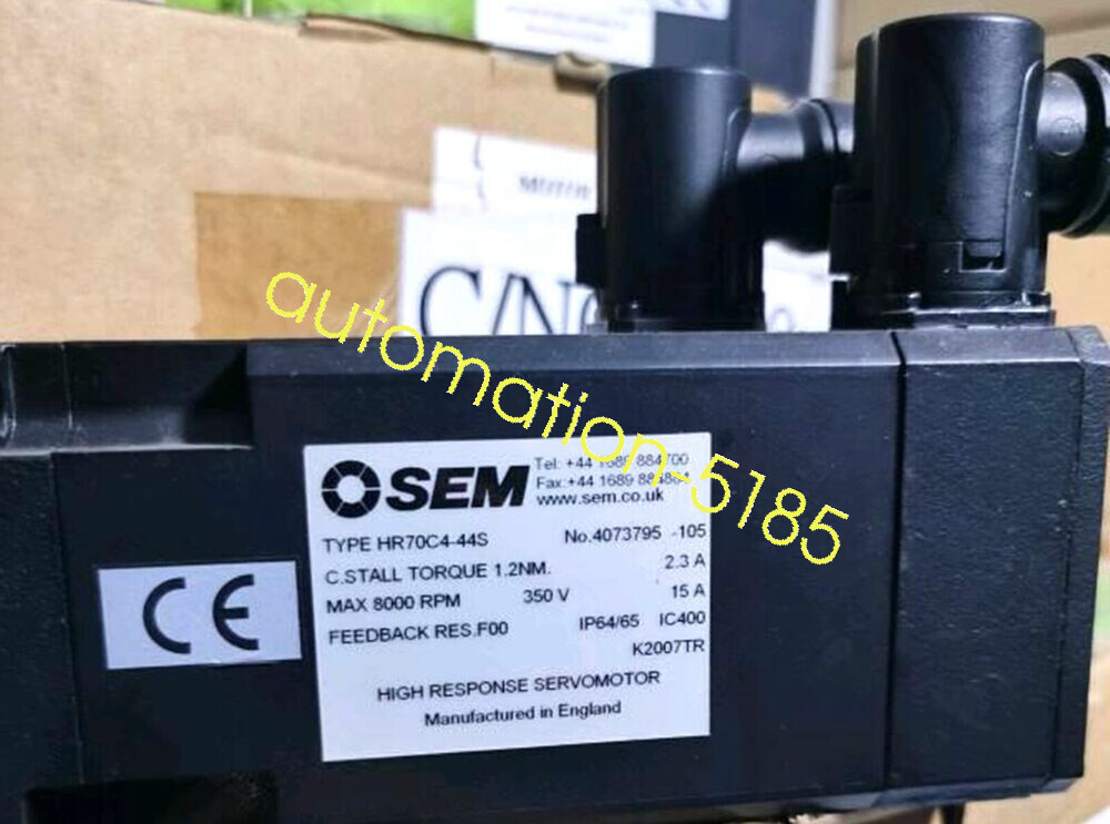 NEW SEM HR70C4-44S Servo Motor fedex or DHL