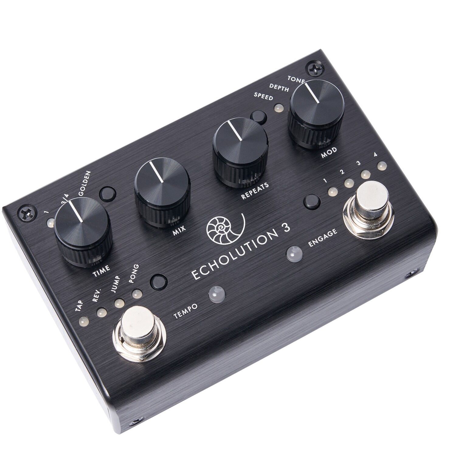 New Pigtronix Echolution 3 Stereo Multi-Tap Delay Guitar Effects Pedal