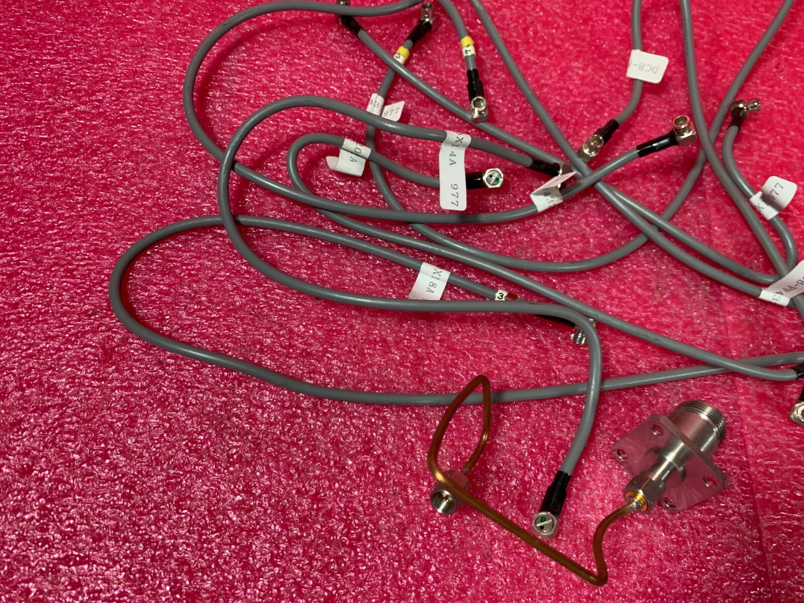 Advantest R3463 Modulation Spectrum Analyzer different cables