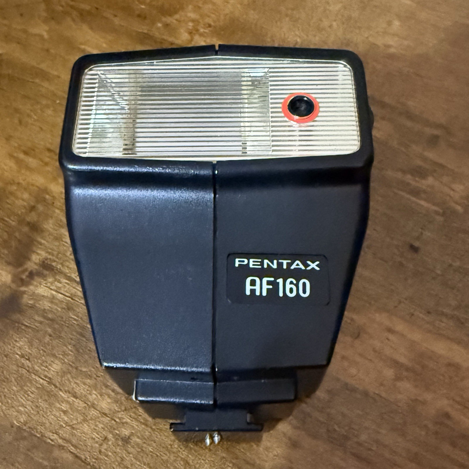 Pentax AF160 Electronic Flash Hot Shoe Speedlite Tested Working w/ New Batteries