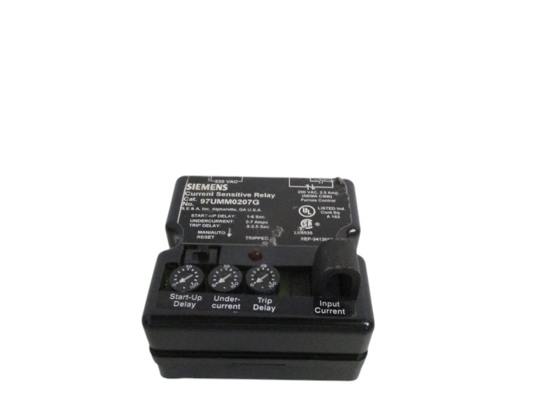 SIEMENS 97UMM0207G CURRENT SENSITIVE RELAY UNMP