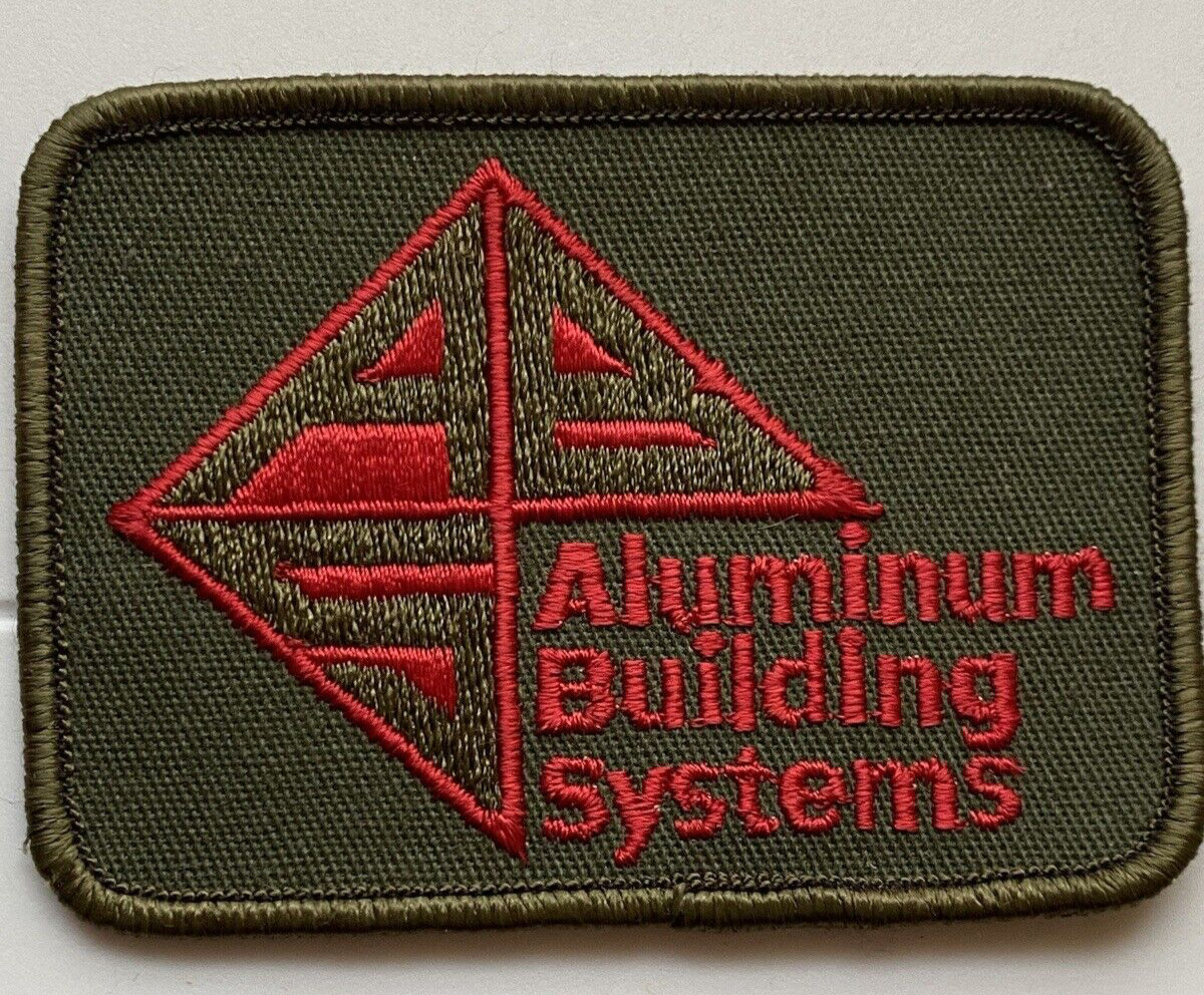 ABS Aluminum Building Systems Logo Embroidered Patch Badge