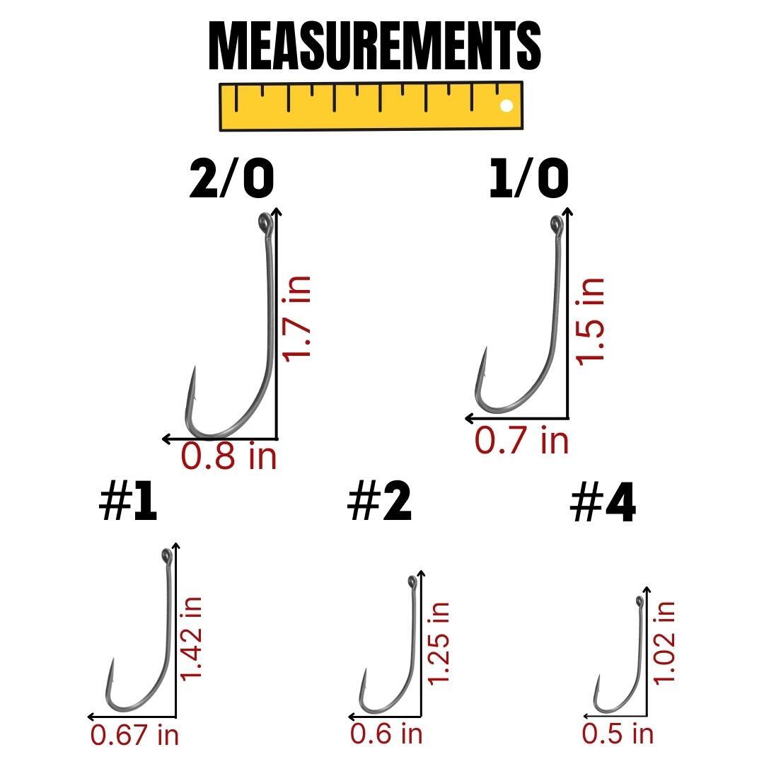 Reaction Tackle High Quality Wacky Neko Hooks- 25 Pack