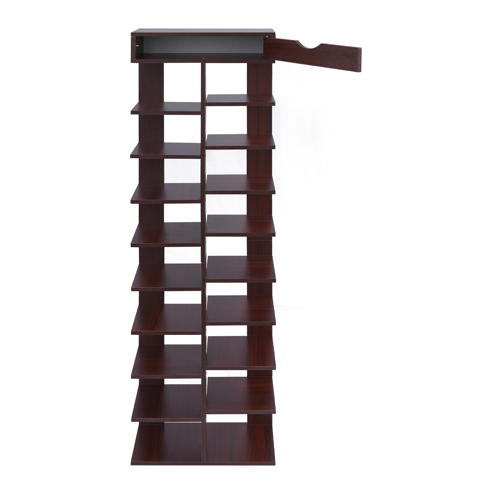 10 Tier Vertical Shoe Rack, Free Standing Shoe Storage Rack, Modern Shoe Rack