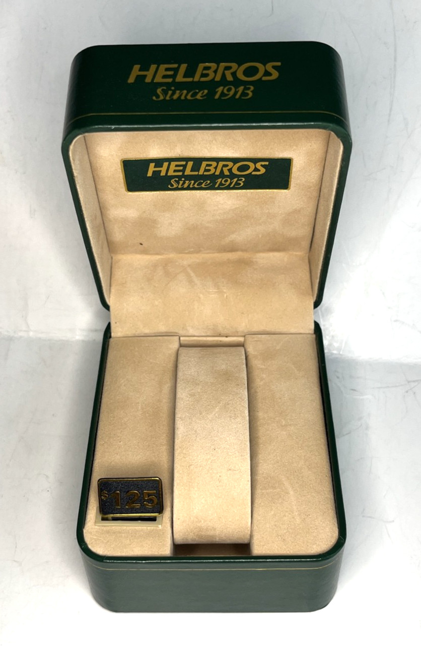 Vintage HELBROS Green LDS HARD SHELL DISPLAY BOX