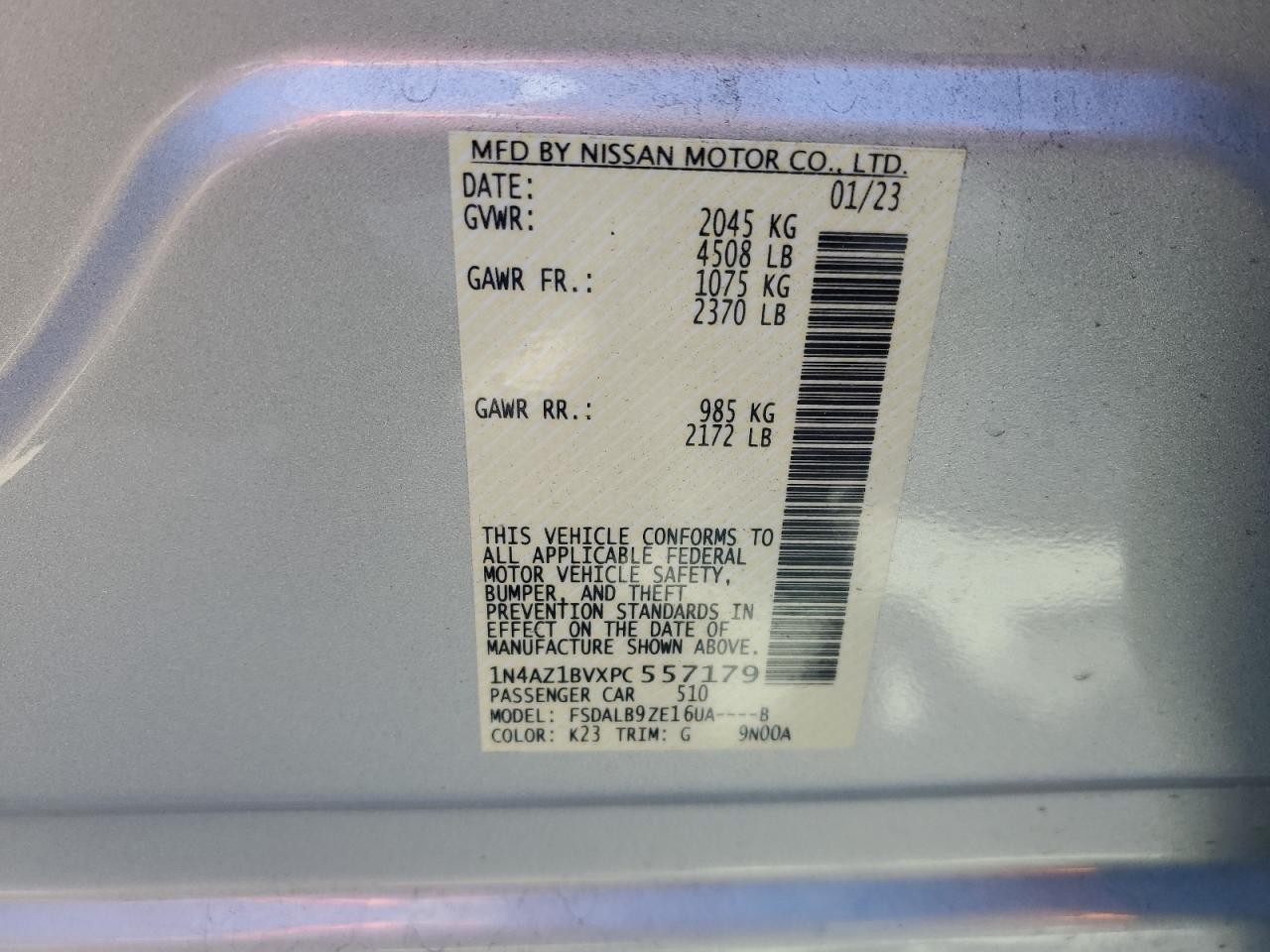 Camera/Projector Camera Lane Keep Assist Fits 23-25 LEAF 342066