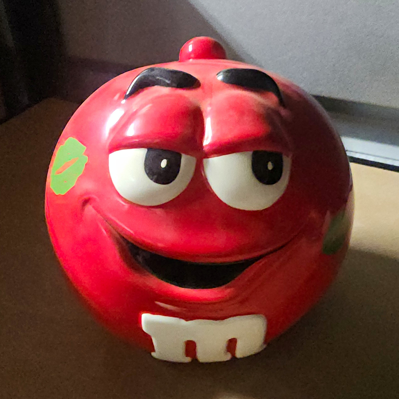 M&M’s Character Candy Containers/Jars Red Blue Green, Candy & Nuts Lot of 3
