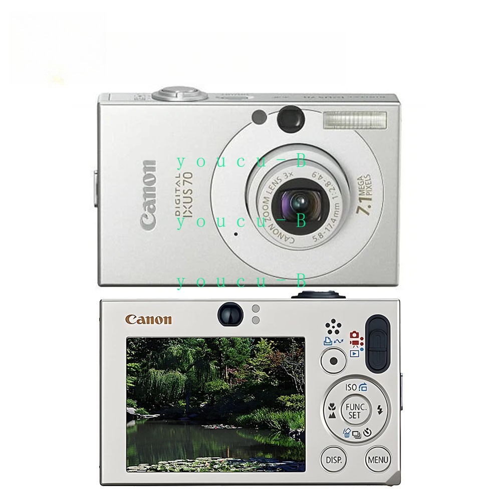 Canon IXUS 70 /SD1000/IXY 10 CCD Digital Camera 7.1MP 3X Optical Zoom Silver