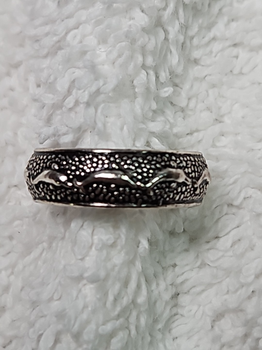 925 Silver Dolphin Toe Ring - Adjustable