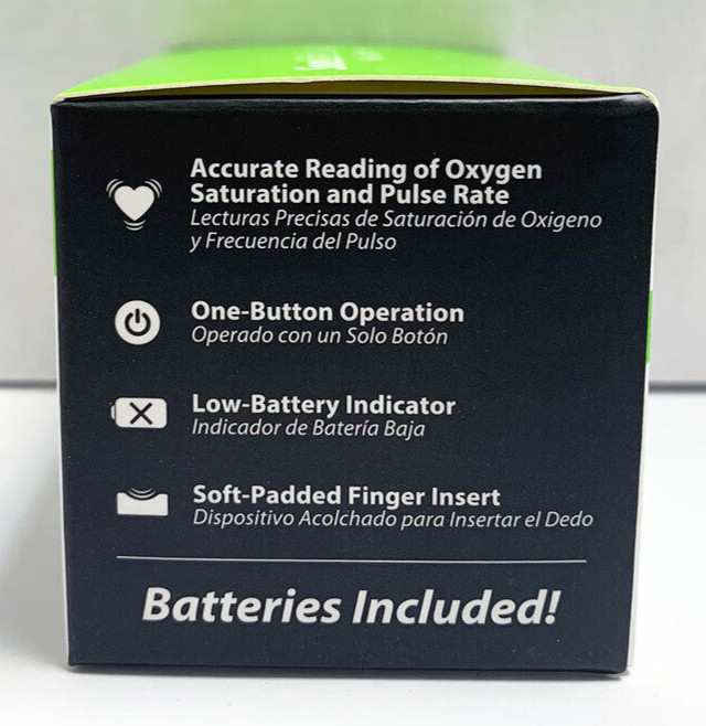 NEW Surelife Clearwave Pulse Oximeter OLED Display Free Shipping