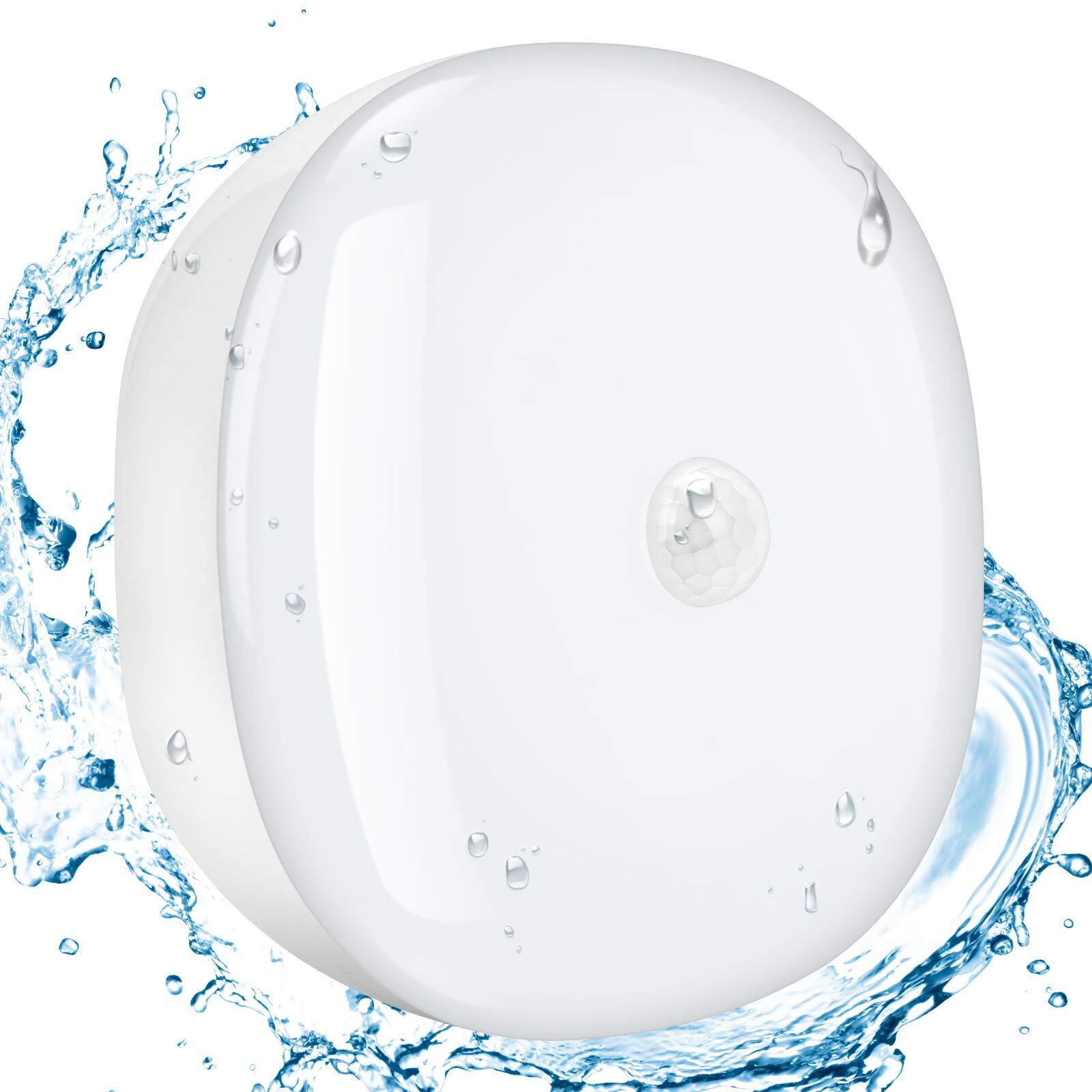 Battery Powered LED Ceiling Light with Motion Sensor 300 Lumens Cool White