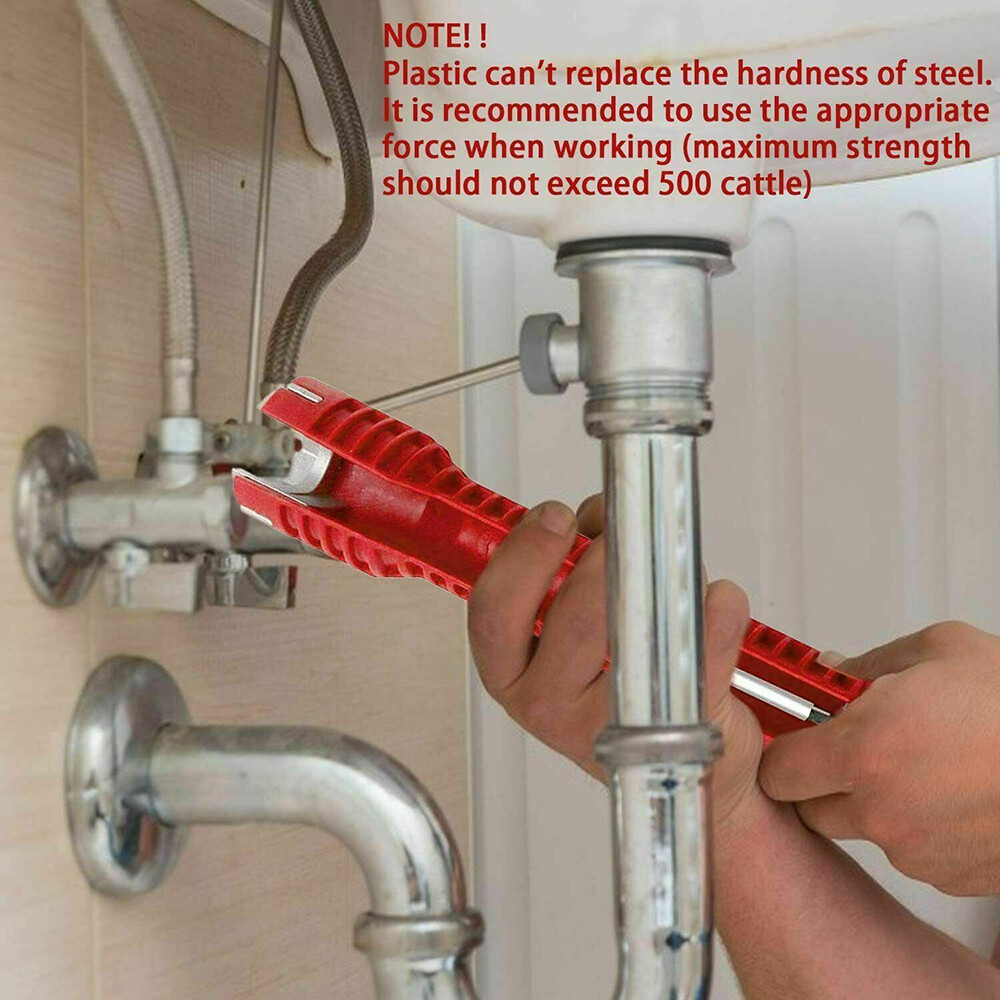 Faucet Sink Installer Multi Tool Wrench Plumbing Kitchen Water Pipe Spanner