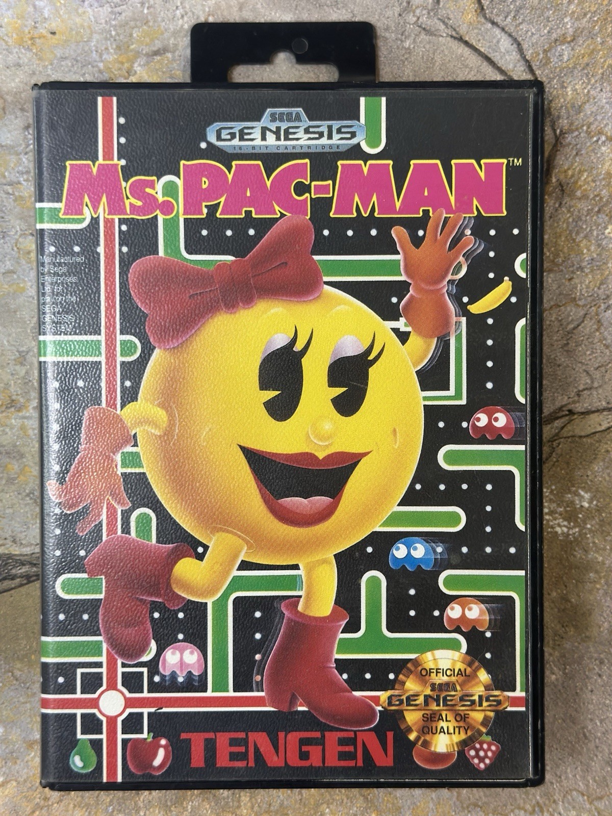 Ms. Pac-Man Case - Sega Genesis
