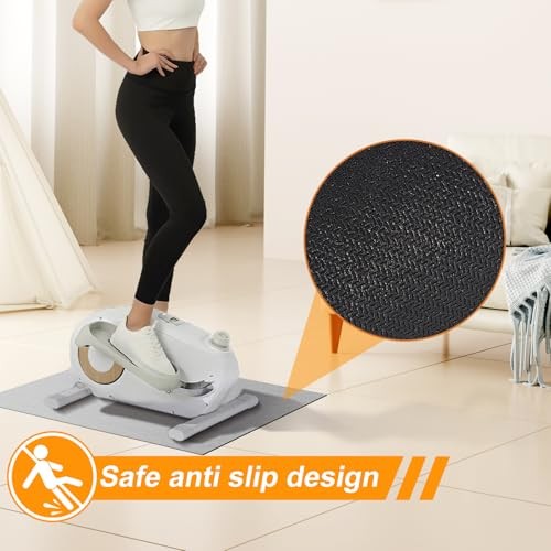 Elliptical Machine Non-Slip Mat, Apply to Under Desk Elliptical Peddler While