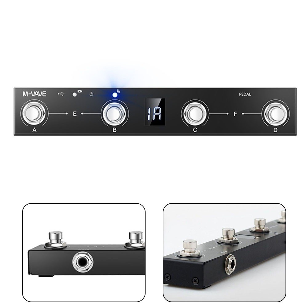 MVAVE Chocolate FOR MIDI Footswitch Controller Extended Battery Life-Easy NEW