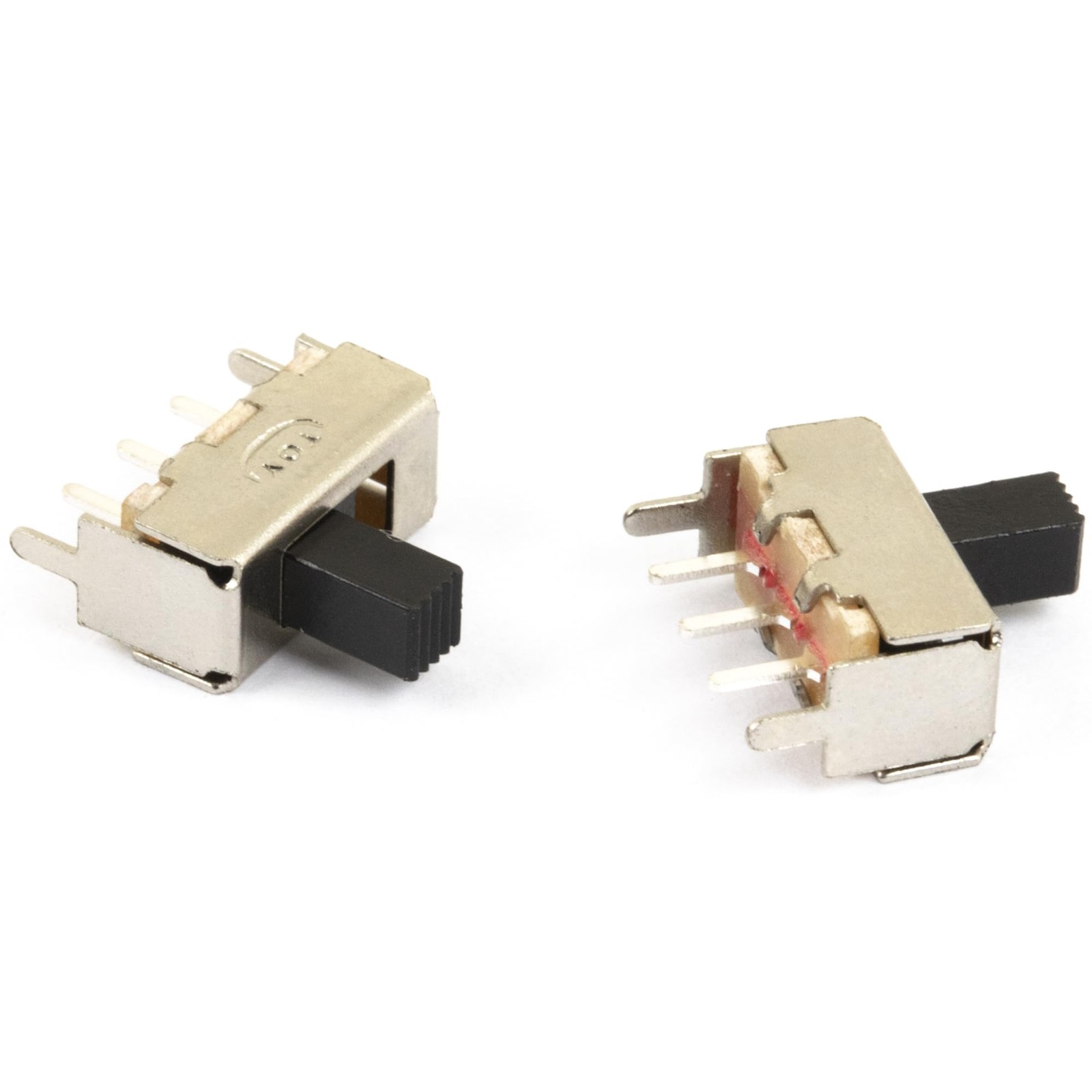 50pcs SS12F44-G5 Toggle Switch, 1P2T SPDT Latching, 5mm High Knob, Vertical