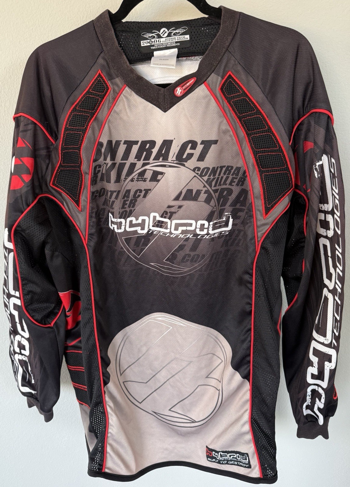 Vintage 2006 Hybrid Technologies Contract Killer Paintball Jersey Medium Y2K