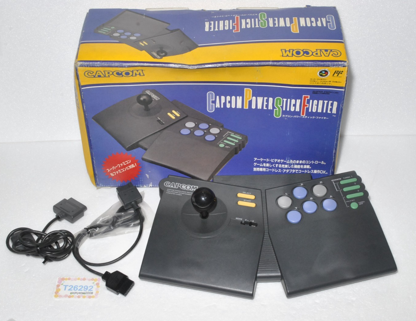 Capcom Fighter Power Stick SNES Nintendo NES Arcade Joystick Controller