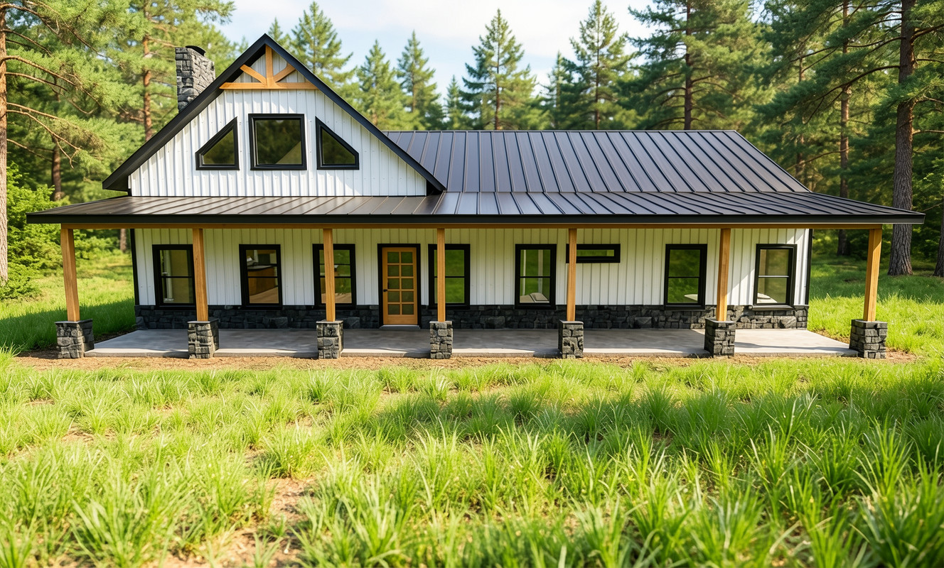 Modern Farm House: 2,220 (Living ) Sqft -4bed-2.5bath