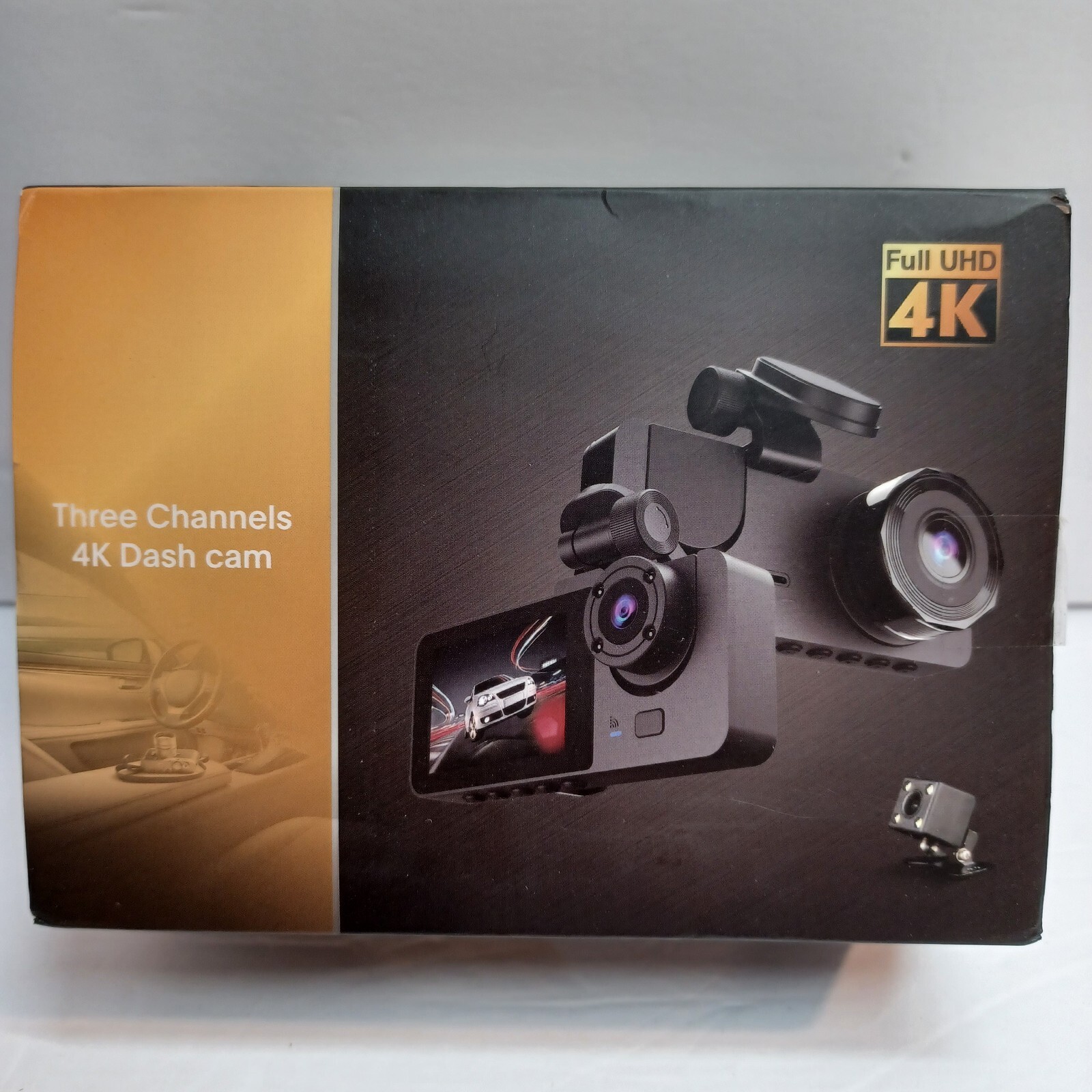 4K Full UHD 3 Channel Dash Cam