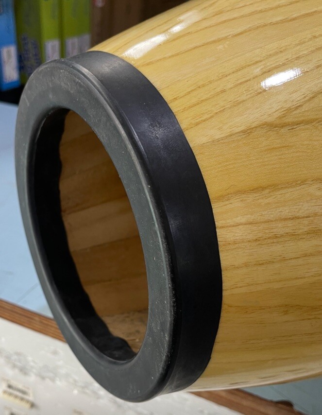 DP Percussion Rubber Bottom For 11” Conga Drum. Bottom Diameter  Measures 8”.