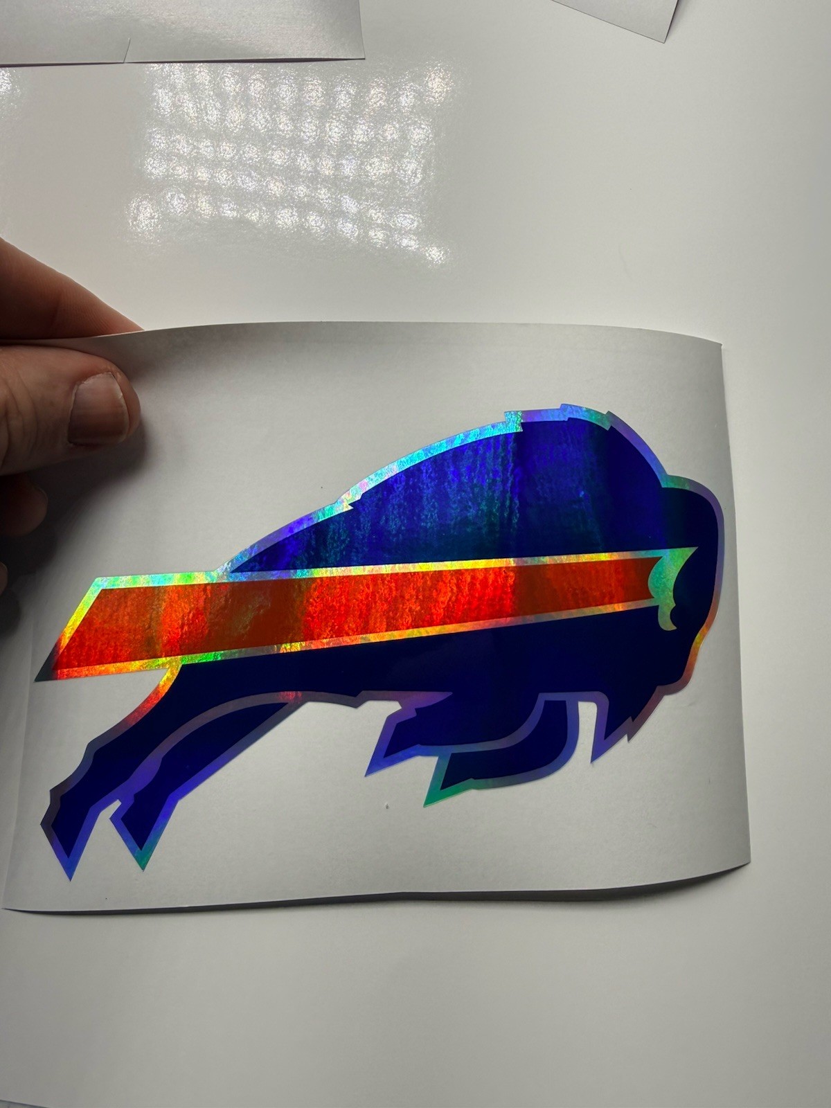 Buffalo Bills Holographic Vinyl Decal