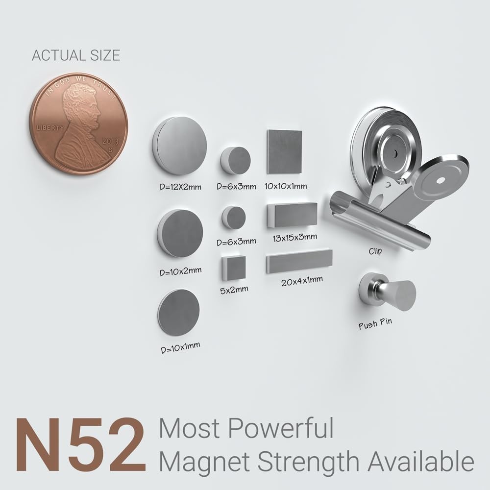 F20x4x1mm - Neodymium Rectangle 20 Pack Magnets