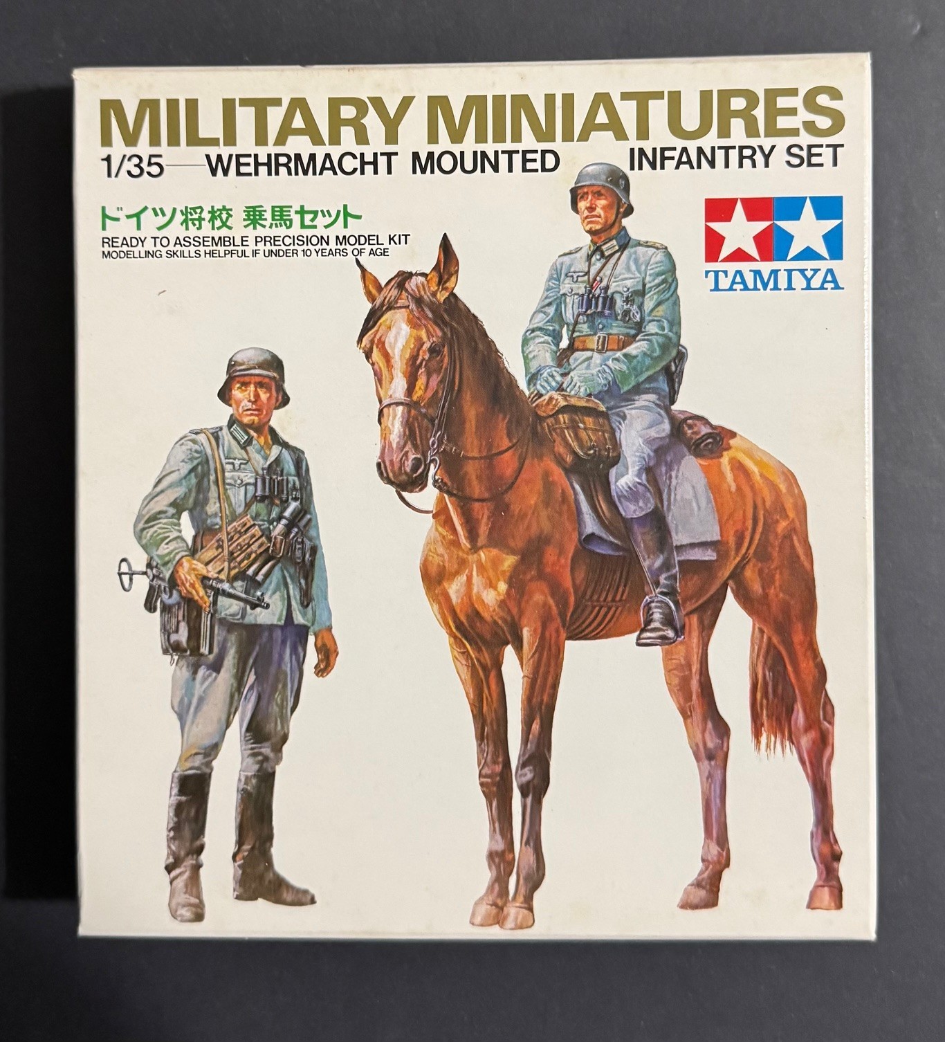 Tamiya 1/35 World War 11 German Wehrmacht Mounted Infantry Kit 3553**250 NEW
