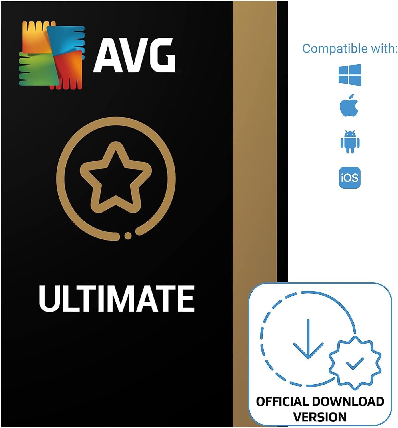 AVG Ultimate Security 2026 Antivirus Protection 10 Device 3 Year Code by Email