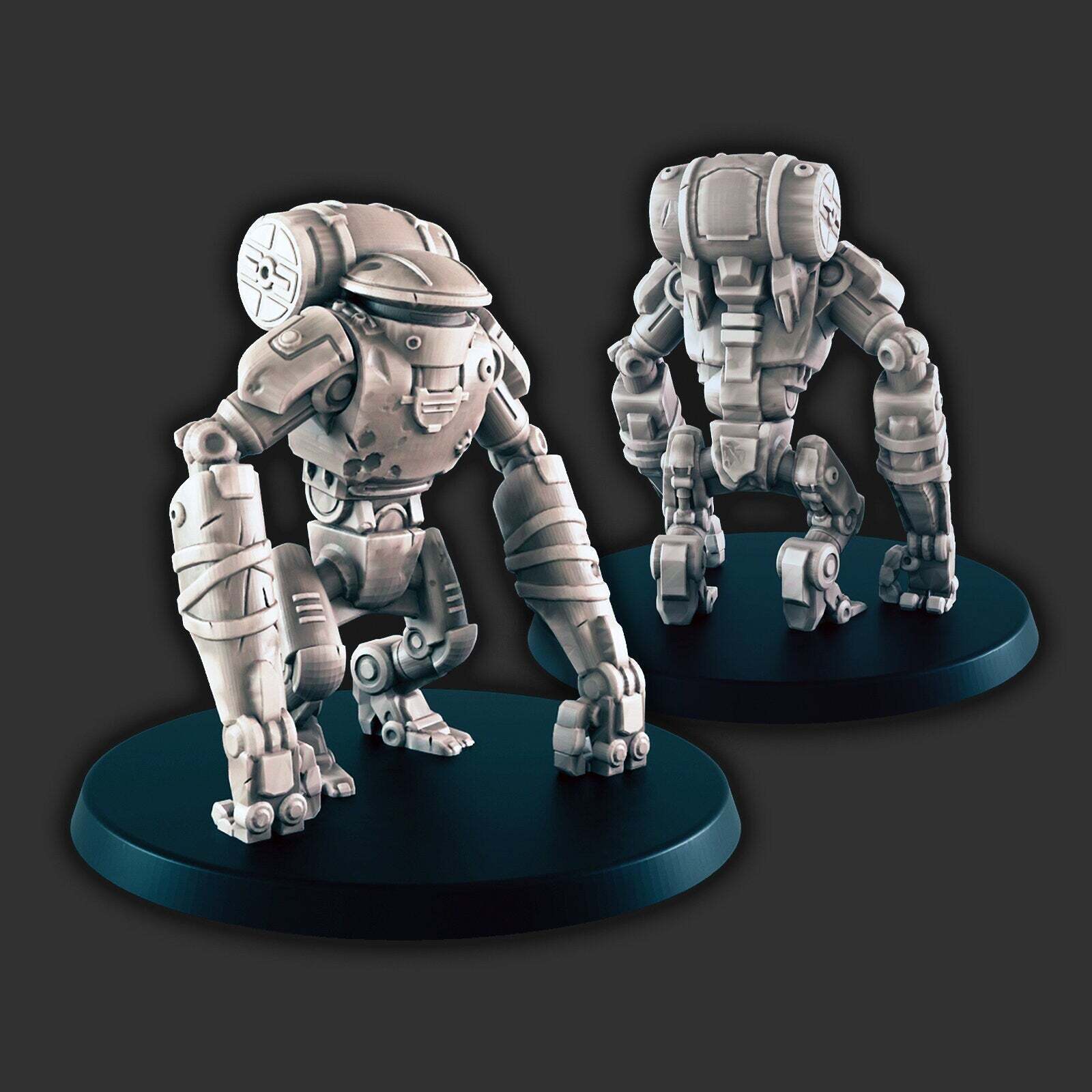 Scrapyard Bot - Minis - Titus X - DND - Pathfinder - Dungeons & Dragons - Terrai