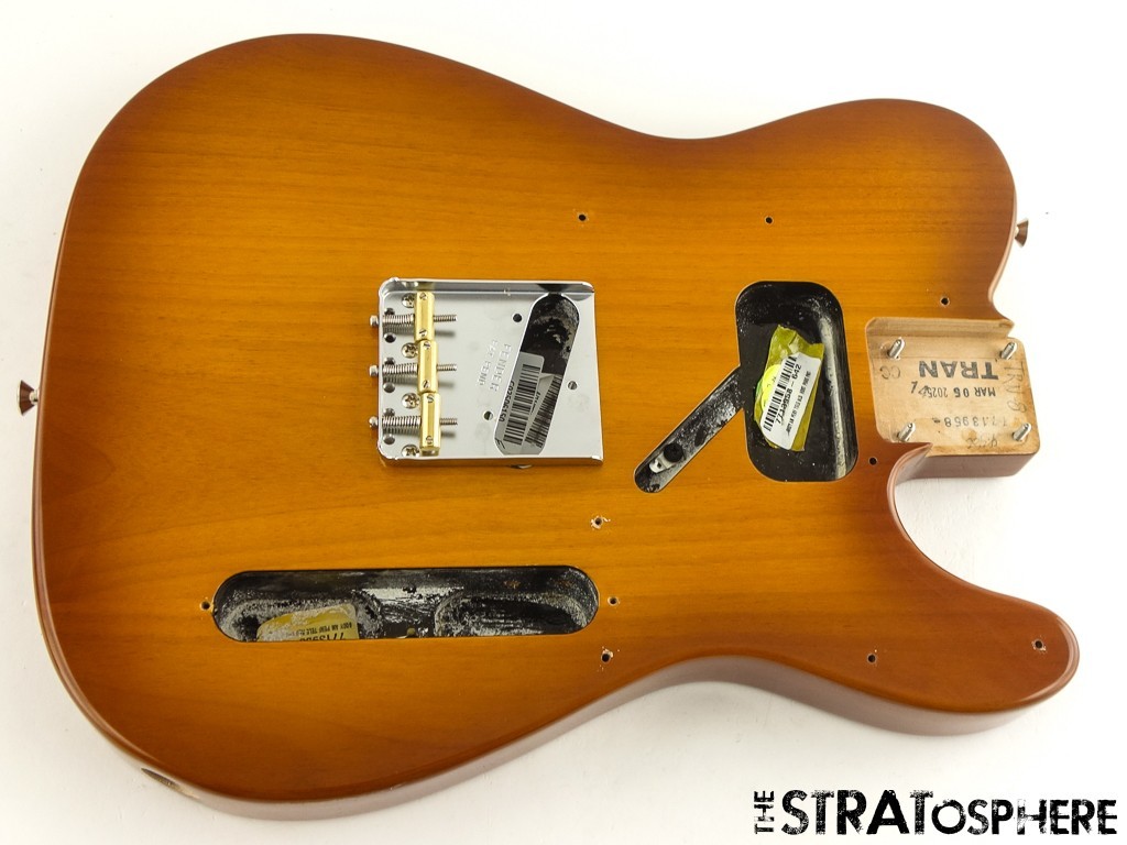 American Performer Fender Telecaster Tele BODY + HARDWARE, USA Honey Burst.
