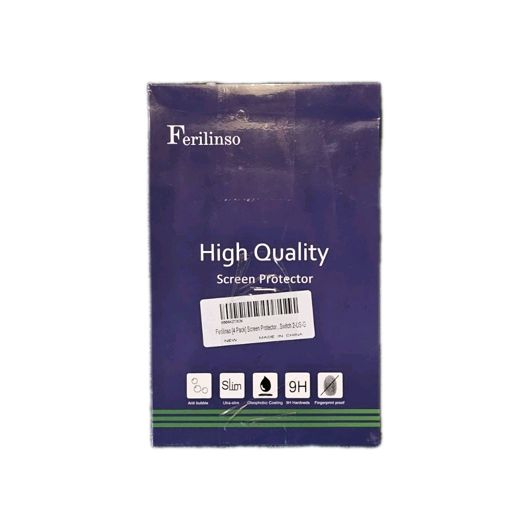 Ferilinso Screen Protector for Switch 2 - 4 pack