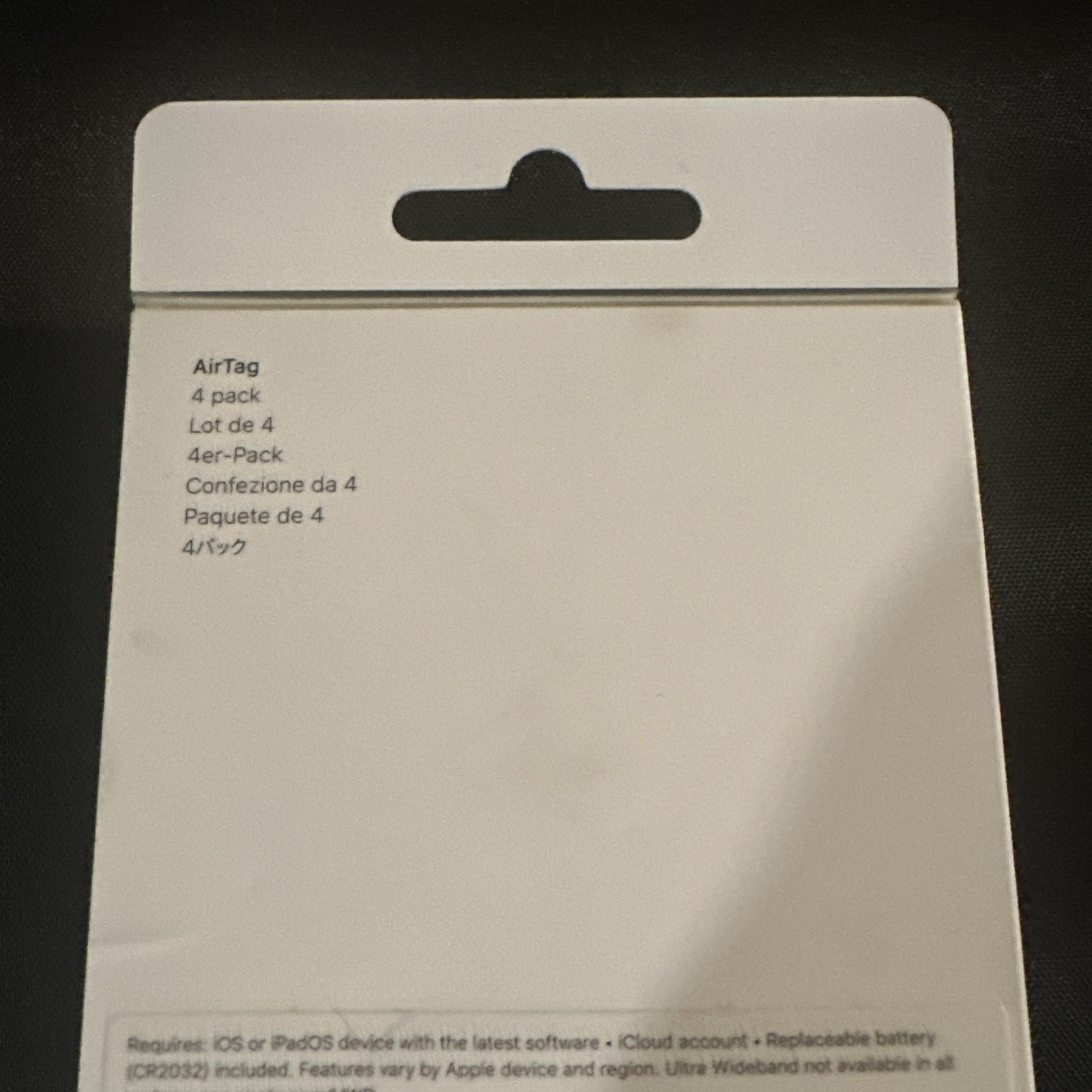 Apple AirTag - GPS Tracker - 4-pack - MX542LL/A - A2187