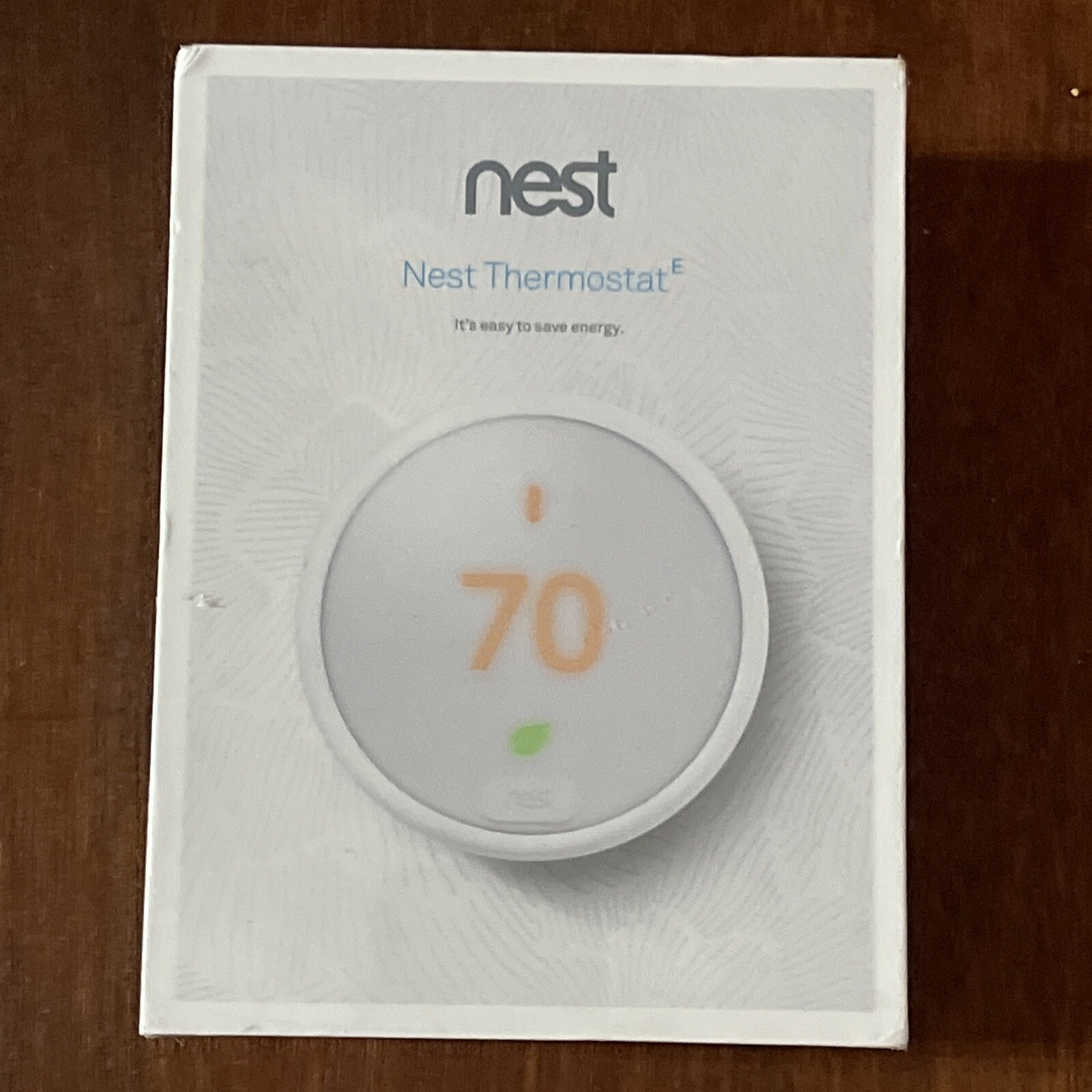 Nest Thermostat E T4001ES Programmable Thermostat Pro-edition White Sealed