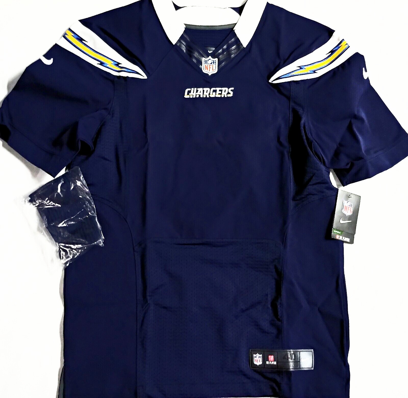 PRO SIZE 40-44-48-52 BLANK SAN DIEGO CHARGERS AUTHENTIC LICENSED NFL NIKE JERSEY