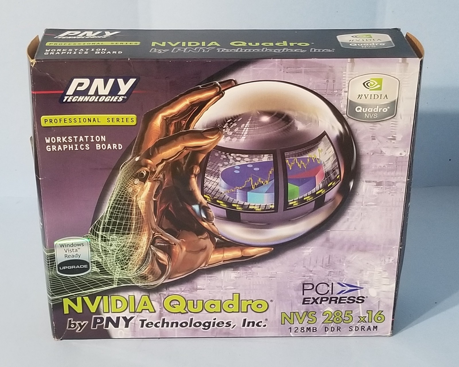 PNY VCQ285NVS-PCIEX16 NVIDIA Quadro NVS 285 128MB PCI-E Graphics Card