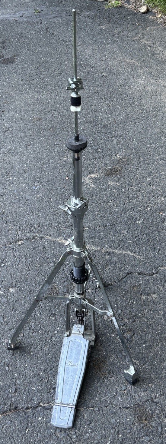Pearl H Spike Foot Hi Hat Cymbal Stand Double Braced Double Chain