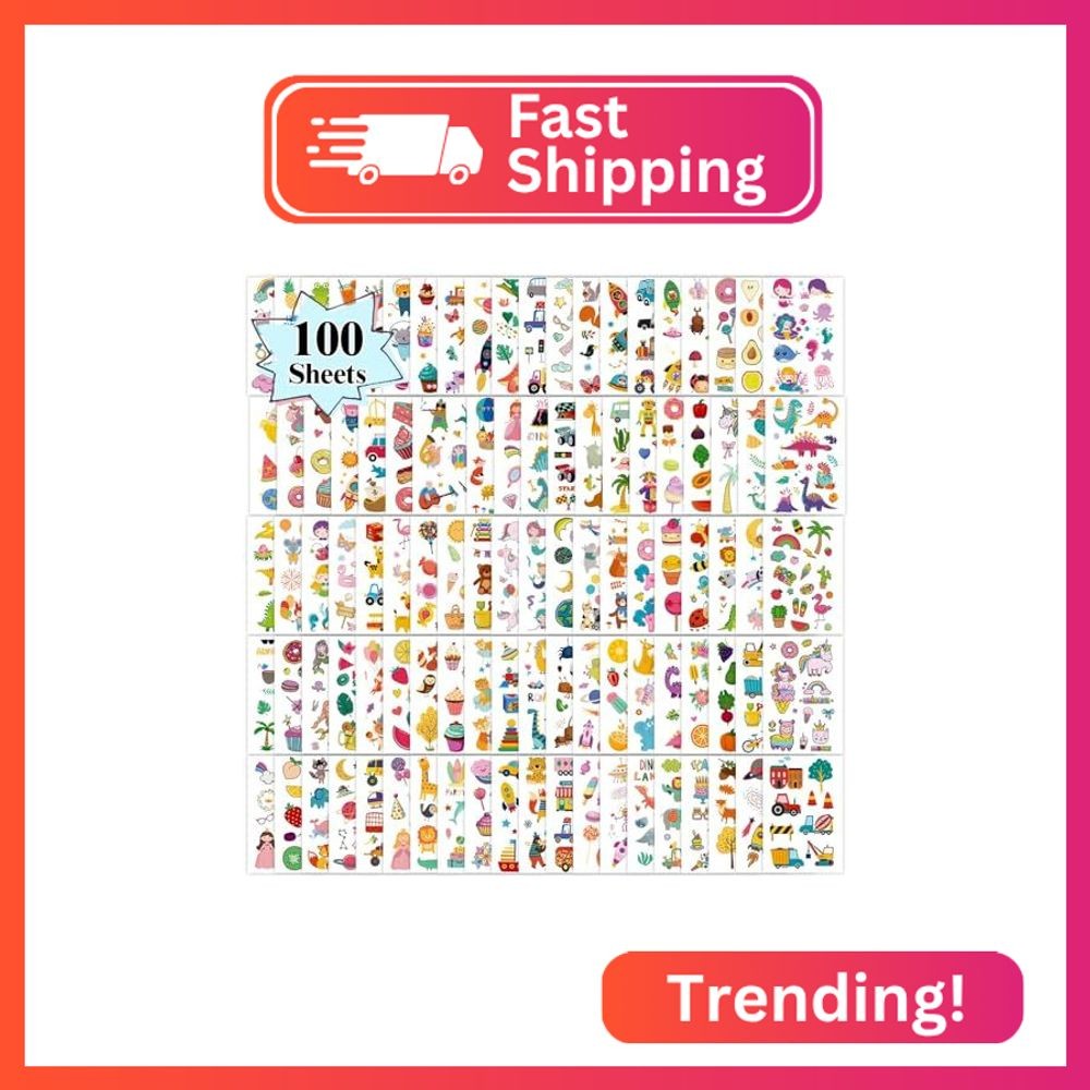 Partywind Temporary Tattoos for Kids