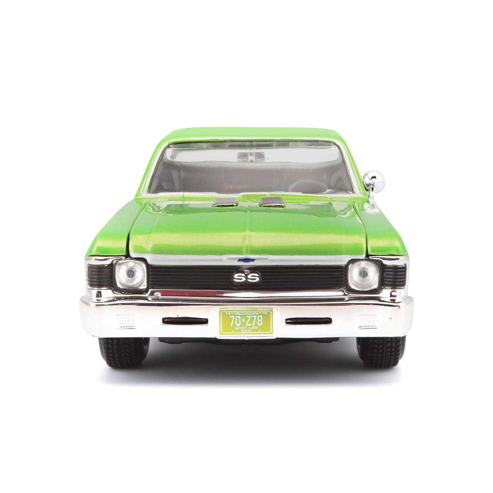 124 Scale 1970 Chevrolet Nova SS Diecast Vehicle Colors May Vary , Green