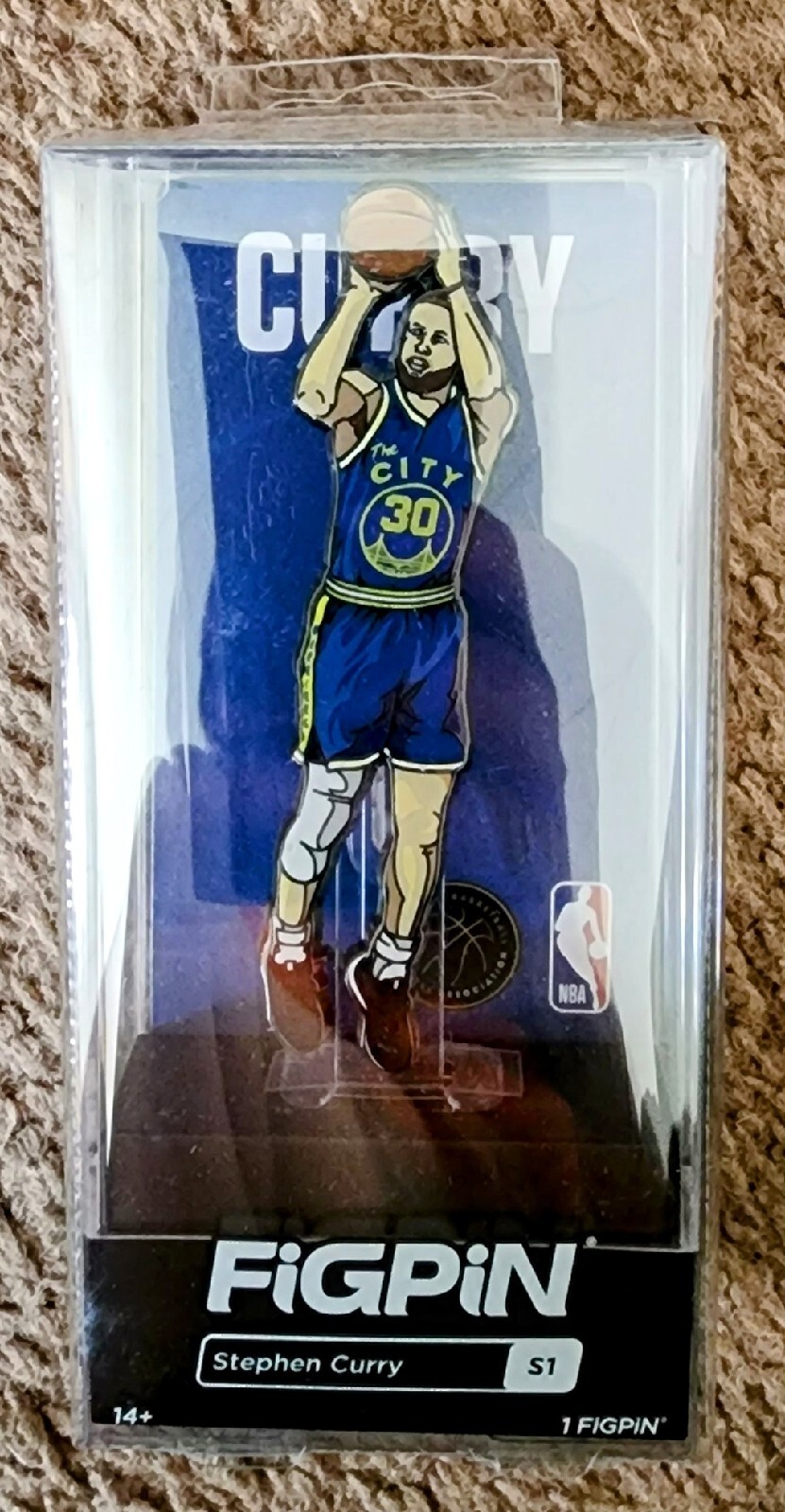 NIB FiGPiN NBA Stephen Curry #S1 Pin Collectible Golden State Warriors