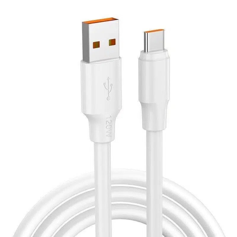 USB Cable 120W Type C Cable 6FT For Android Super Fast Charge USB to C Cable
