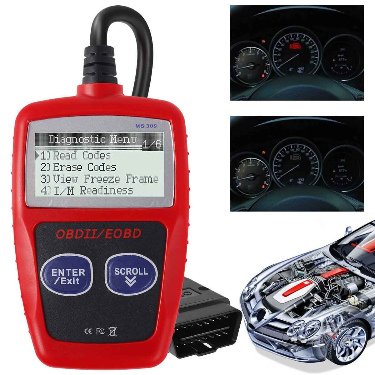 MaxiScan MS309 OBD2 Fault Code Reader Scanner OBDII Auto Diagnostic Tool
