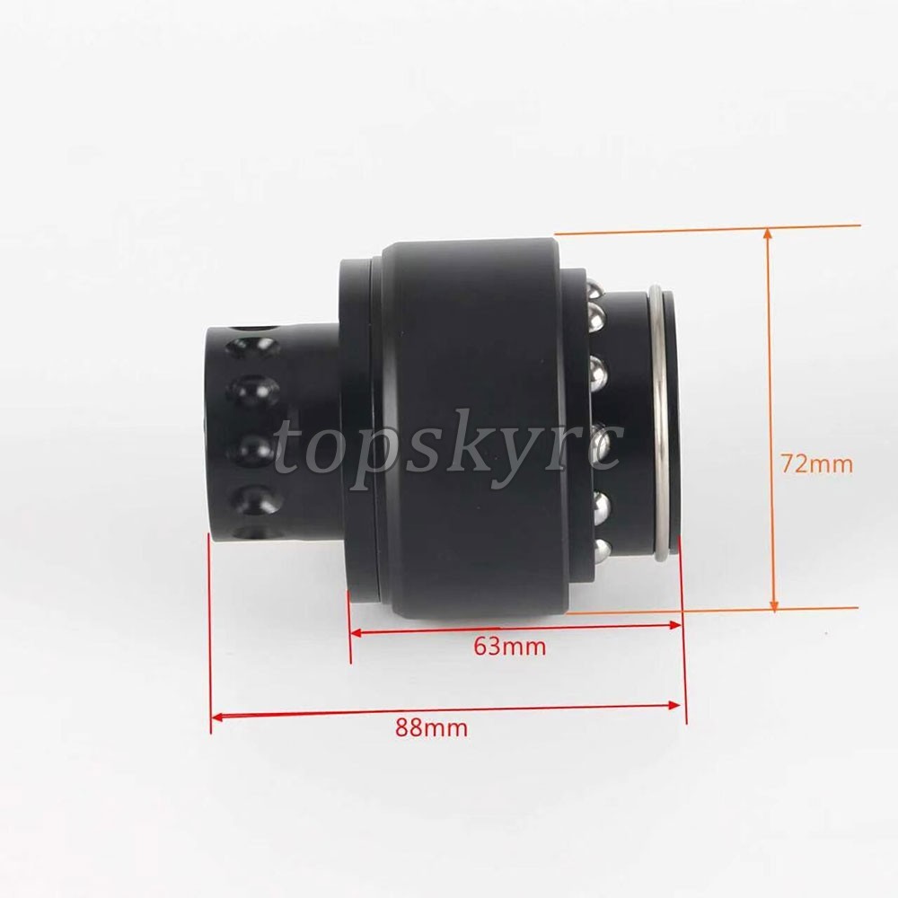 6CM Racing Game Simulator Steering Wheel Aluminum Extension Rod Plug & Play